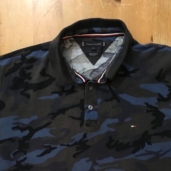 Tommy Hilfiger Men’s Camo Polo Shirt – Size XL - Picture 2 of 6